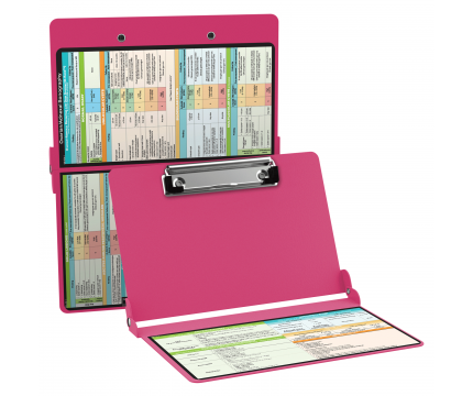 WhiteCoat Clipboard® - Pink Ovarian/Adnexal Sonography Edition